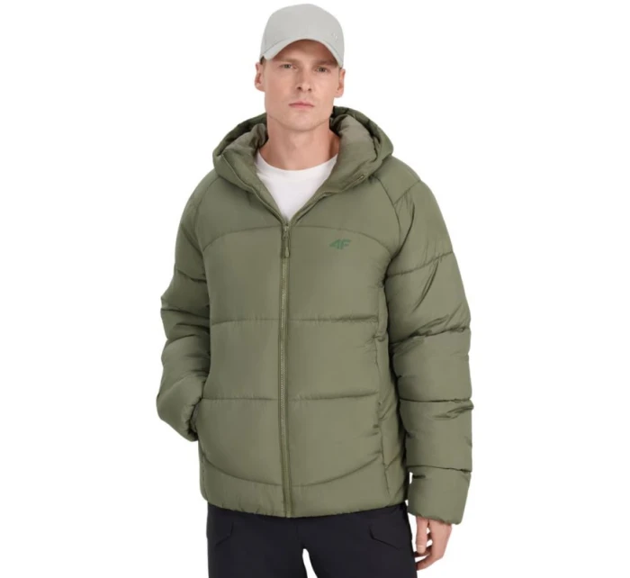 Pánská péřová bunda  khaki RAW25TDJA 43S pánské model 21720618 - 4F