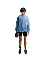 Dámská mikina Studio Fleece, modrá, model 22313329 - NIKE