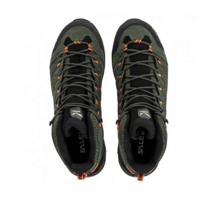 Pánske členkové topánky 61384-5400 Tmavo zelená - Salewa