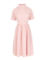 Dámske šaty K028 púder ružová - Makover