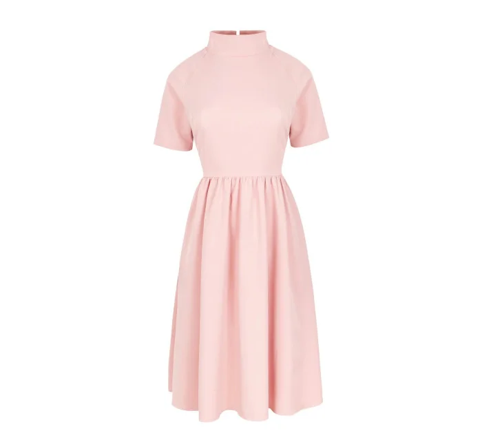 Dámske šaty K028 púder ružová - Makover
