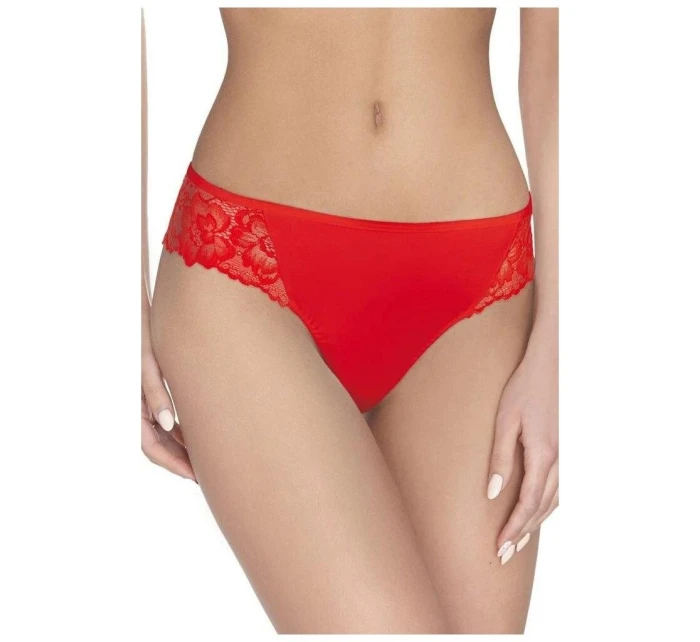 Dámské kalhotky string model 21759820 červené - Ewana