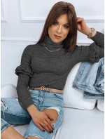 Dámský svetr tmavě šedý Dstreet model 21964216 - FashionStreet