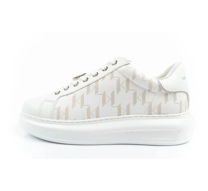 model 21356731 pánské tenisky kožené bílé - Karl Lagerfeld