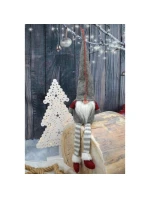 DEKORATÍVNY TRPASLÍK 30+15CM SIVÝ DEKORATÍVNY TRPASLÍK 30+15CM SIVÝ