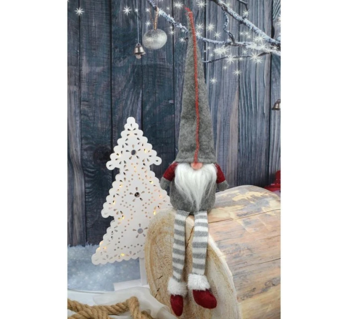 DEKORATÍVNY TRPASLÍK 30+15CM SIVÝ DEKORATÍVNY TRPASLÍK 30+15CM SIVÝ