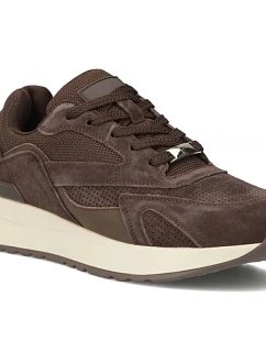 Filippo hnedé semišové kožené čižmy DP7728/26