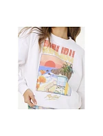 Dámska mikina RIP CURL Hayley O O/S Drop Shldr Crew biela pánska