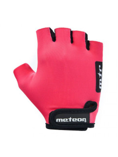 Dětské cyklistické rukavice Meteor Pink Jr 26196-26197-26198