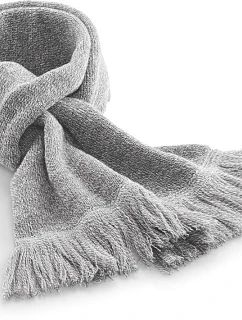 B 470 Pletená šála "Classic" model 22433338 heather grey - Beechfield