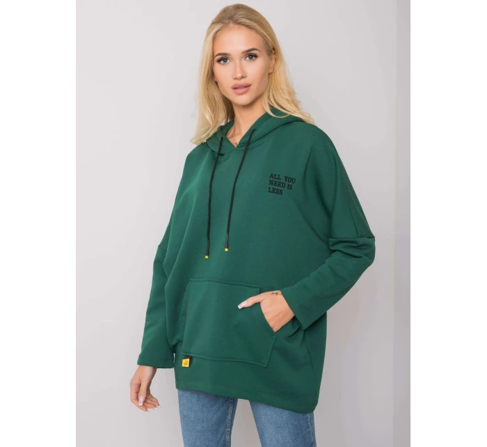 Mikina RV BL 7098.28 tmavo zelená