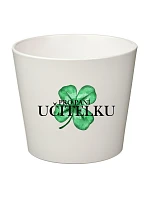 PRO PANÍ UČITELKU (ČTYŘLÍSTEK) - velký květináč PRO PANÍ UČITELKU (ČTYŘLÍSTEK) - velký květináč