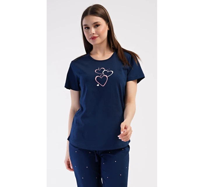 Dámské domácí šaty s tříčtvrtečním rukávem model 21059941 - Vienetta