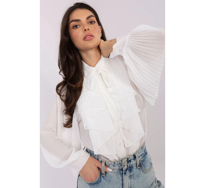 Košeľa s dlhým rukávom model 221588 Taliansko Moda Košeľa s dlhým rukávom model 221588 Taliansko Moda