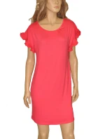 Dámska nočná košeľa DE LAFENSE 372 Falbene kr / r Dámska nočná košeľa DE LAFENSE 372 Falbene kr / r