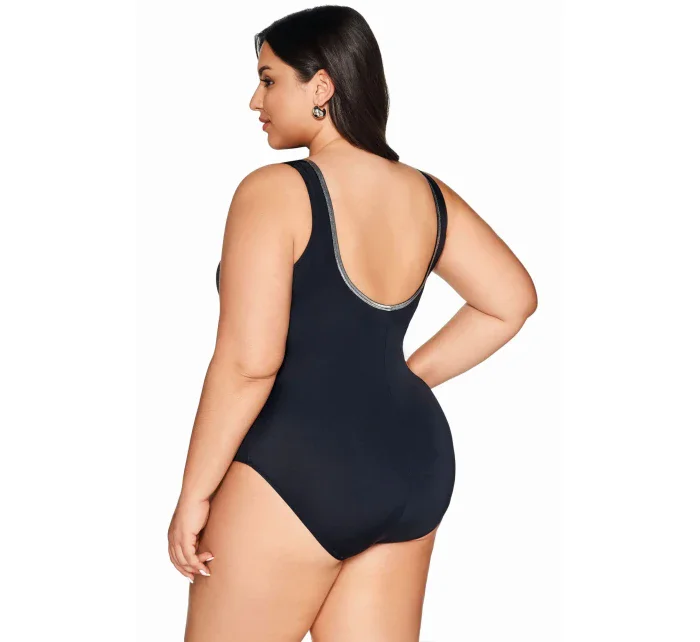 Dámske jednodielne plavky 62 čierne - AVA