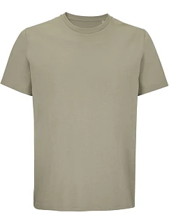 Unisexové tričko SOL'S Legend z bio bavlny s IC potlačou 25.3981, khaki