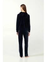 Vamp - Zamatová tepláková súprava s kapucňou 21162 - Vamp