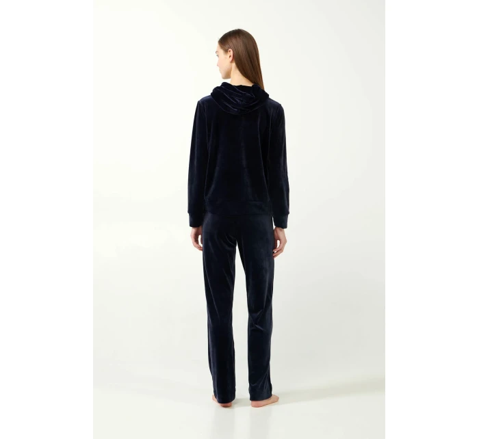 Vamp - Zamatová tepláková súprava s kapucňou 21162 - Vamp