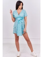 Mätové bodkované šaty