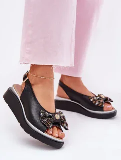 Model topánok na klinoch 214997 Krok v štýle