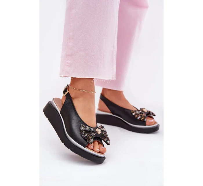 Model topánok na klinoch 214997 Krok v štýle