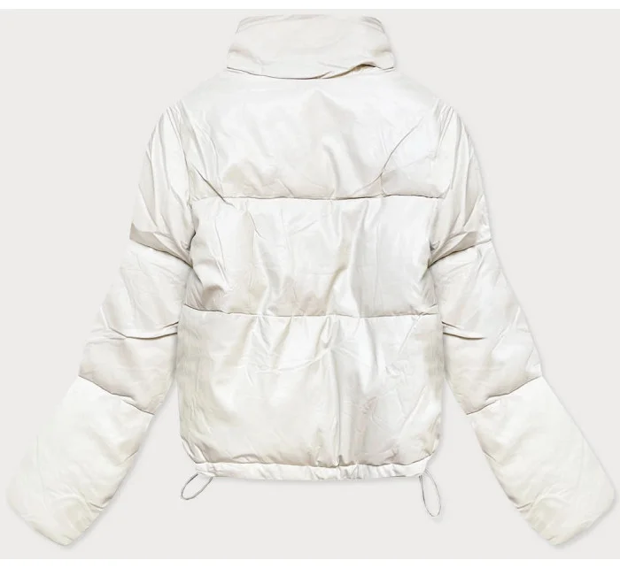 KRÓTKA KURTKA DAMSKA ZE  ECRU model 21242559 - Ann Gissy