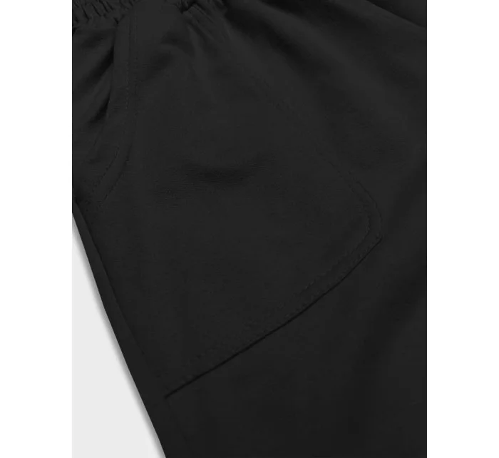 Černé dámské teplákové šortky model 18378853 - J.STYLE Černé dámské teplákové šortky model 18378853 - J.STYLE