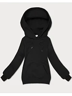 Voľná klokanová mikina S'West black (B-11#) Voľná klokanová mikina S'West black (B-11#)