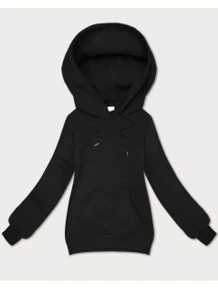 Čierna voľná klokanka s kapucňou S'West (B-11#)