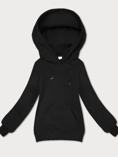 Čierna voľná klokanka s kapucňou S'West (B-11#)