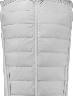 Cutter & Buck Oak Harbor Vest Men Pánska hybridná vesta 68.1476 strieborná