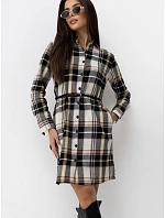 Šaty D71720W30374A2EN, černé a béžové Šaty D71720W30374A2EN, černé a béžové