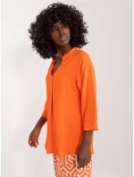 Bluzka model 20100966 pomarańczowy - FPrice Bluzka model 20100966 pomarańczowy - FPrice