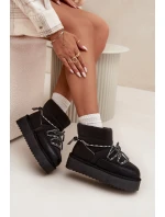 Dámske snežnice na platforme D.Franklin - čierne Dámske snežnice na platforme D.Franklin - čierne