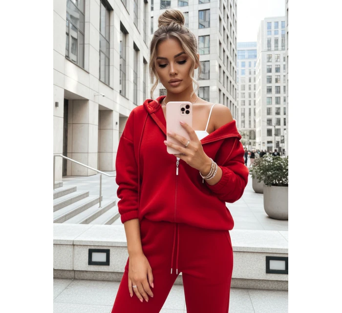 Komplet damski PREMIUM czerwony model 22011474 - FashionStreet