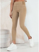 Dámské džínové kalhoty tmavě béžové Dstreet model 21973317 - FashionStreet