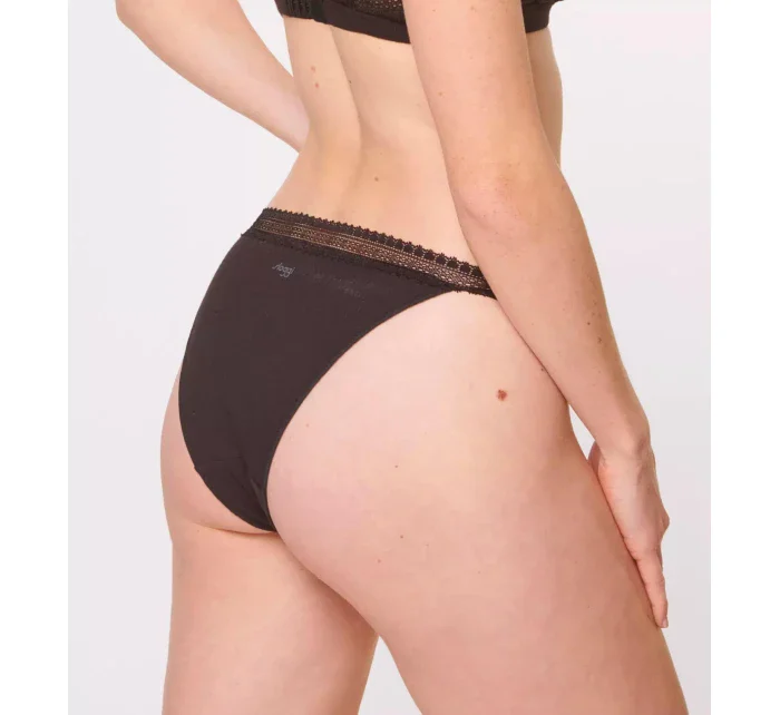 sloggi GO Ribbed R Tanga C2P - BLACK - SLOGGI BLACK - SLOGGI