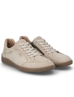 Skórzane męskie beżowe model 22034111 - Rieker