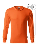 Resist LS Tričko unisex oranžová 11 (štítok značky)