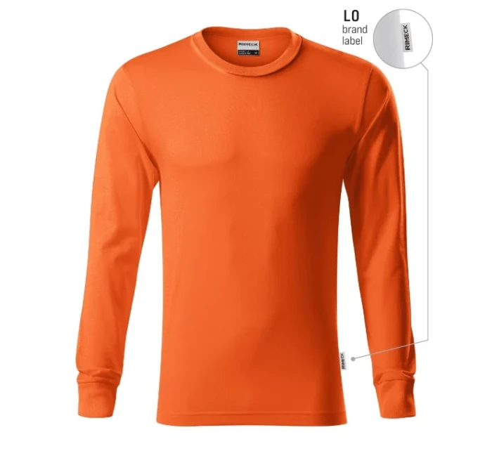 Resist LS Tričko unisex oranžová 11 (štítok značky)