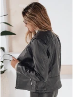 Dámská kožená bunda ramones černá model 21991857 - Dstreet