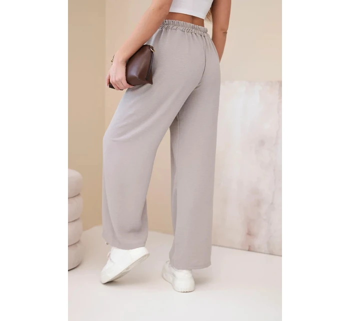 Kalhoty s širokým nohavicí fango