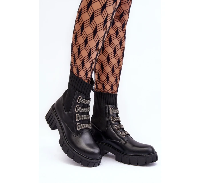 Botky Workery s  černé model 21633870 - Boto