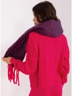 Šatka AT SZ 23125.75 tmavo modrá a červená Šatka AT SZ 23125.75 tmavo modrá a červená