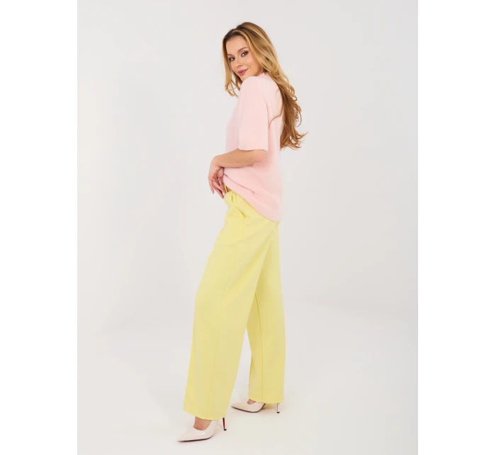 Nohavice MI SP K104.14 svetložltá