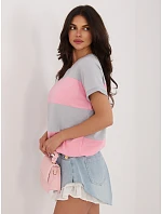 Blúzka RV BZ A1213.80 sivo-ružová