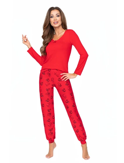 Pyžamo Mika červené - Donna Pyžamo Mika červené - Donna