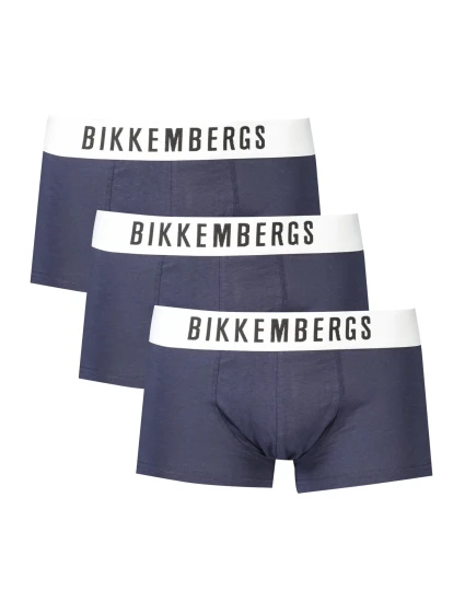 3PACK Pánske boxerky Bikkembergs tmavomodré 3PACK Pánske boxerky Bikkembergs tmavomodré