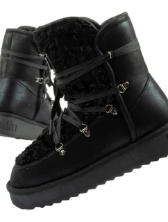 dámské sněhové boty zimní módní model 21406107 zateplené černé vysoké dámské - D.Franklin